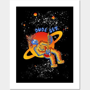 Dude Set TShirt/Mask! Posters and Art